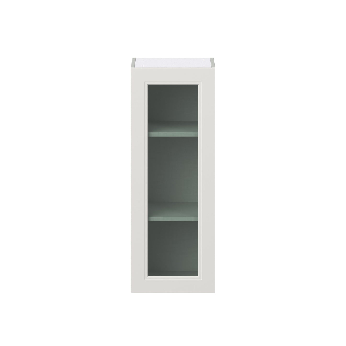 Hugo&Borg Belcourt 15-in W x 40-in H x 14-in D Gray Painted Wall Fully Assembled Cabinet (Recessed Panel Shaker Door Style)