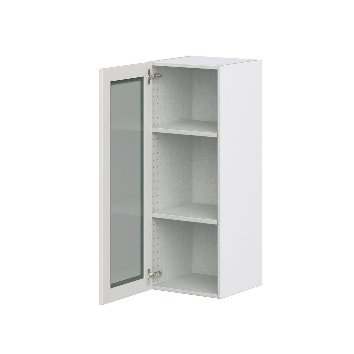 Hugo&Borg Belcourt 15-in W x 40-in H x 14-in D Gray Painted Wall Fully Assembled Cabinet (Recessed Panel Shaker Door Style)