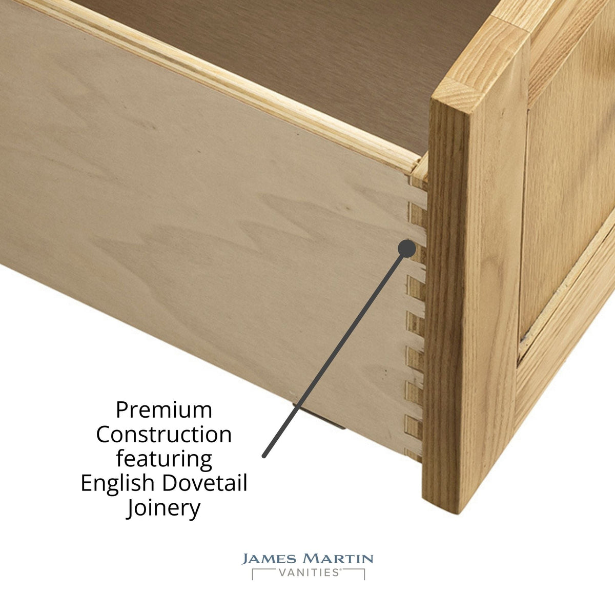 James Martin Vanities Brookfield 20.5-in x 65-in x 16.3-in Bright White Freestanding Soft Close Linen Cabinet