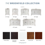 James Martin Vanities Brookfield 20.5-in x 65-in x 16.3-in Bright White Freestanding Soft Close Linen Cabinet