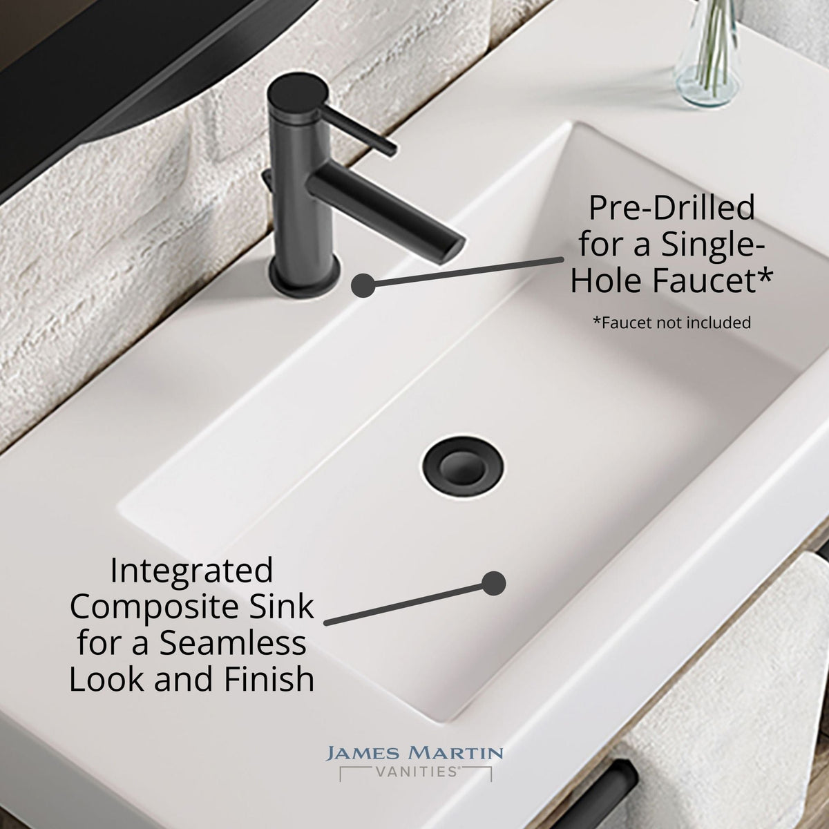 James Martin Vanities Brookfield 20.5-in x 65-in x 16.3-in Bright White Freestanding Soft Close Linen Cabinet