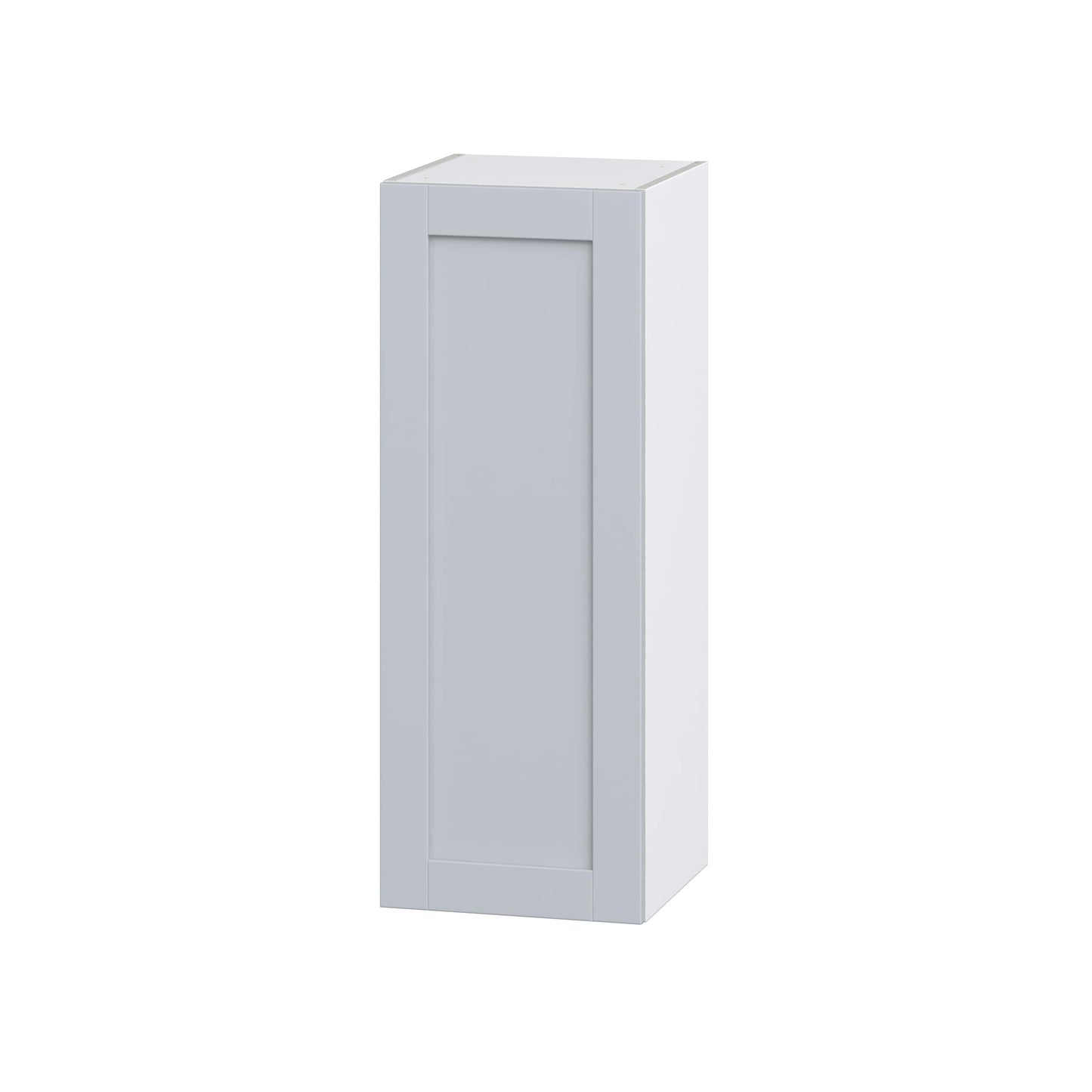 Hugo&Borg Charlesberg 15-in W x 40-in H x 14-in D Gray Wall Fully Assembled Cabinet (Recessed Panel Shaker Door Style)