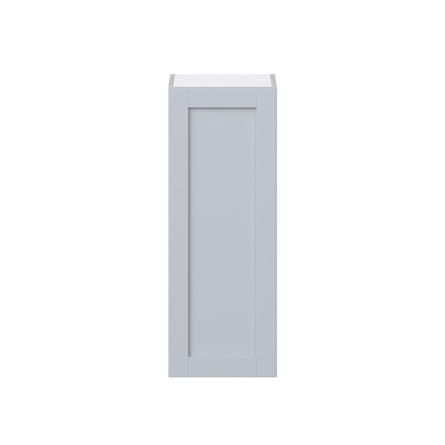 Hugo&Borg Charlesberg 15-in W x 40-in H x 14-in D Gray Wall Fully Assembled Cabinet (Recessed Panel Shaker Door Style)
