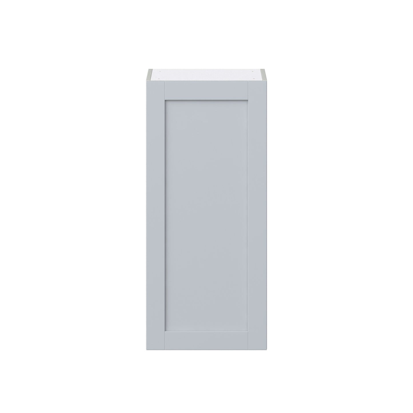 Hugo&Borg Charlesberg 18-in W x 40-in H x 14-in D Gray Wall Fully Assembled Cabinet (Recessed Panel Shaker Door Style)