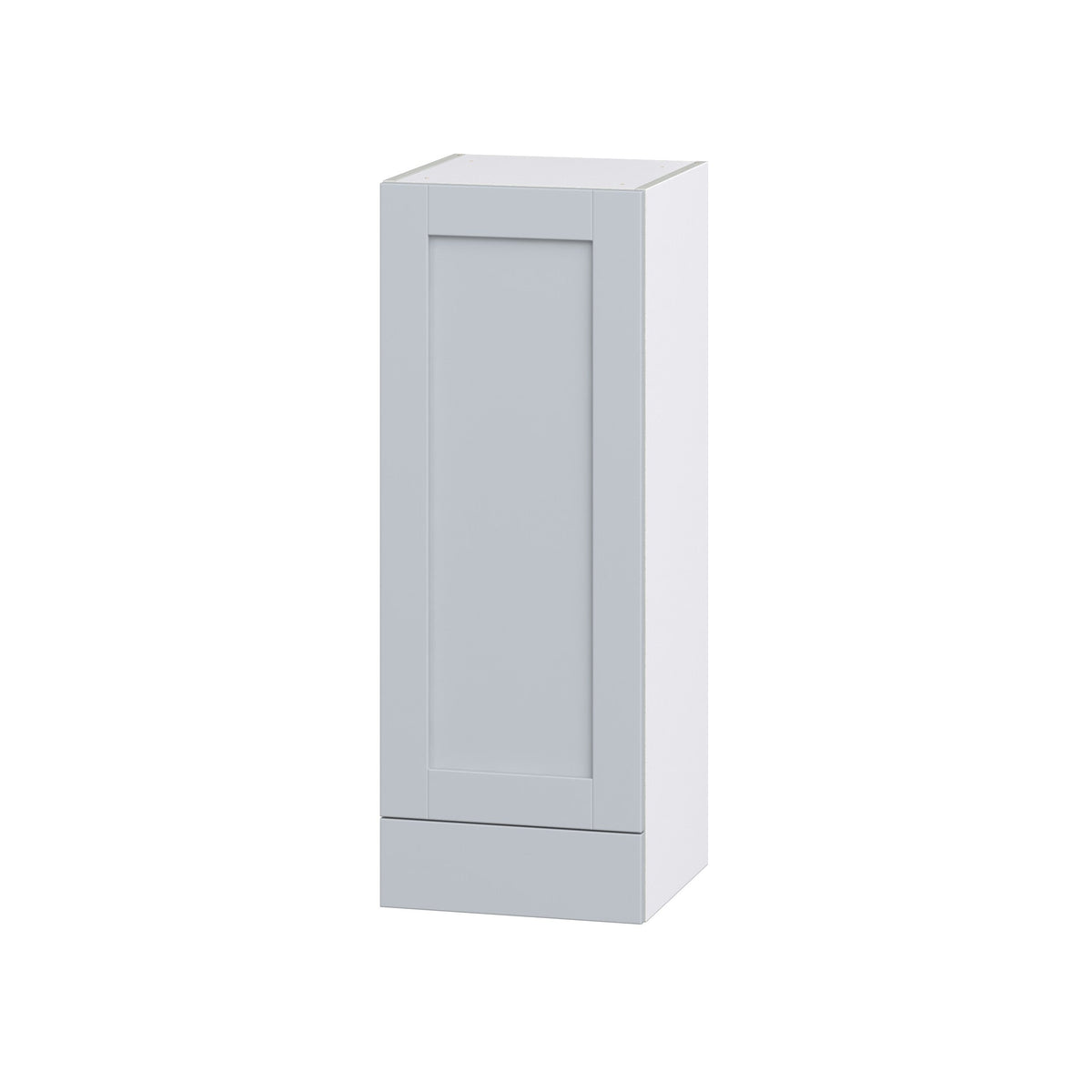 Hugo&Borg Charlesberg 15-in W x 40-in H x 14-in D Gray 1-Drawer Wall Fully Assembled Cabinet (Recessed Panel Shaker Style)