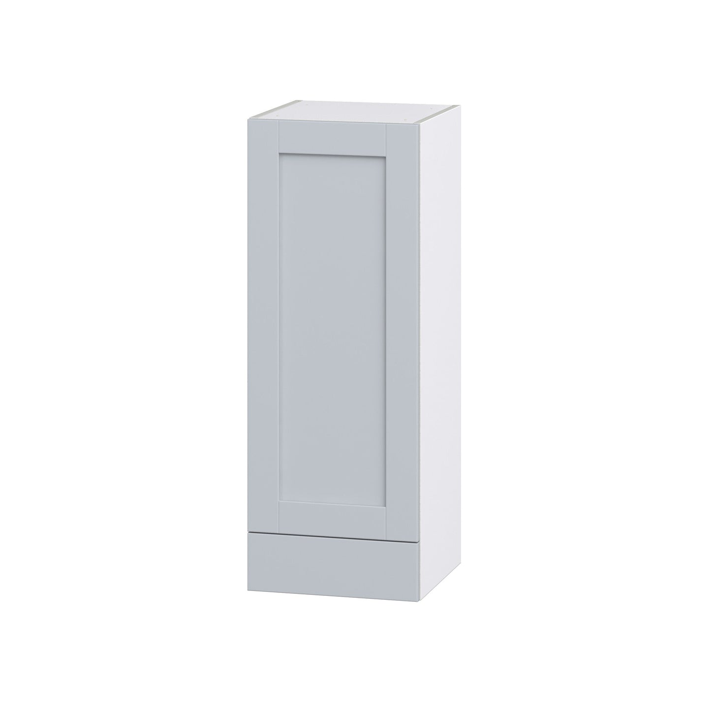 Hugo&Borg Charlesberg 15-in W x 40-in H x 14-in D Gray 1-Drawer Wall Fully Assembled Cabinet (Recessed Panel Shaker Style)
