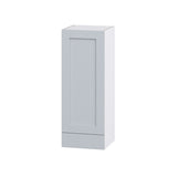 Hugo&Borg Charlesberg 15-in W x 40-in H x 14-in D Gray 1-Drawer Wall Fully Assembled Cabinet (Recessed Panel Shaker Style)