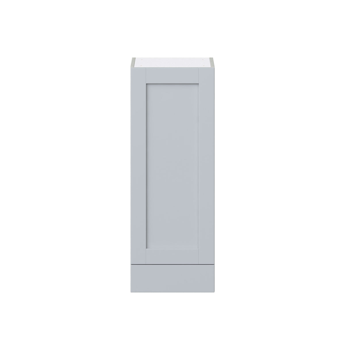 Hugo&Borg Charlesberg 15-in W x 40-in H x 14-in D Gray 1-Drawer Wall Fully Assembled Cabinet (Recessed Panel Shaker Style)