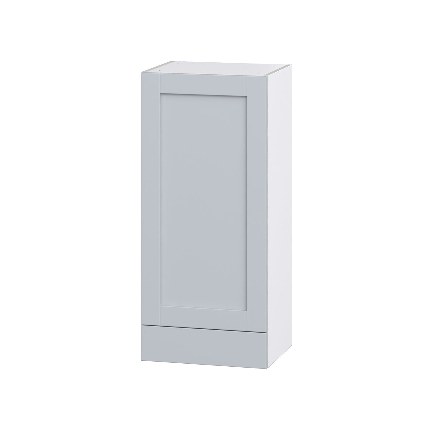 Hugo&Borg Charlesberg 18-in W x 40-in H x 14-in D Gray 1-Drawer Wall Fully Assembled Cabinet (Recessed Panel Shaker Style)