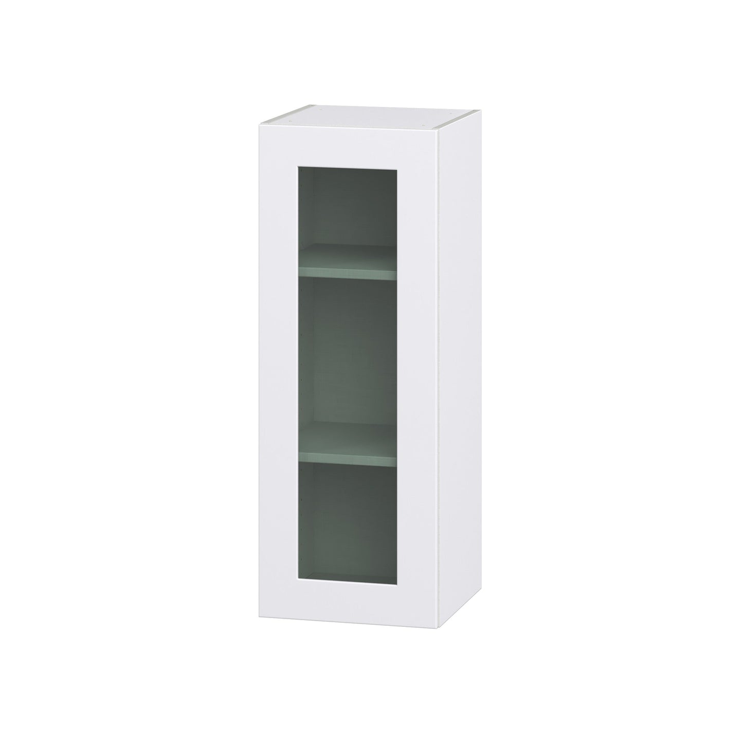 Hugo&Borg Jolie 15-in W x 40-in H x 14-in D Warm White Wall Fully Assembled Cabinet (Recessed Panel Shaker Door Style)