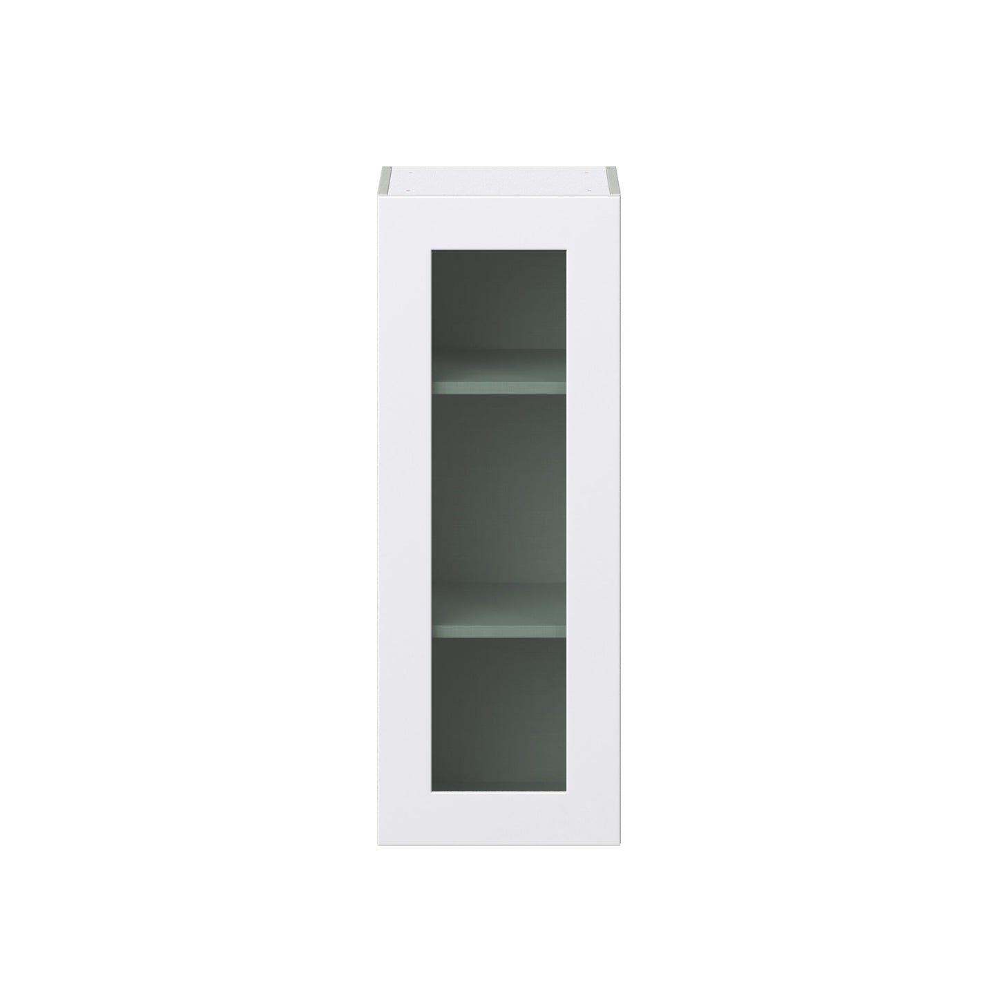 Hugo&Borg Jolie 15-in W x 40-in H x 14-in D Warm White Wall Fully Assembled Cabinet (Recessed Panel Shaker Door Style)