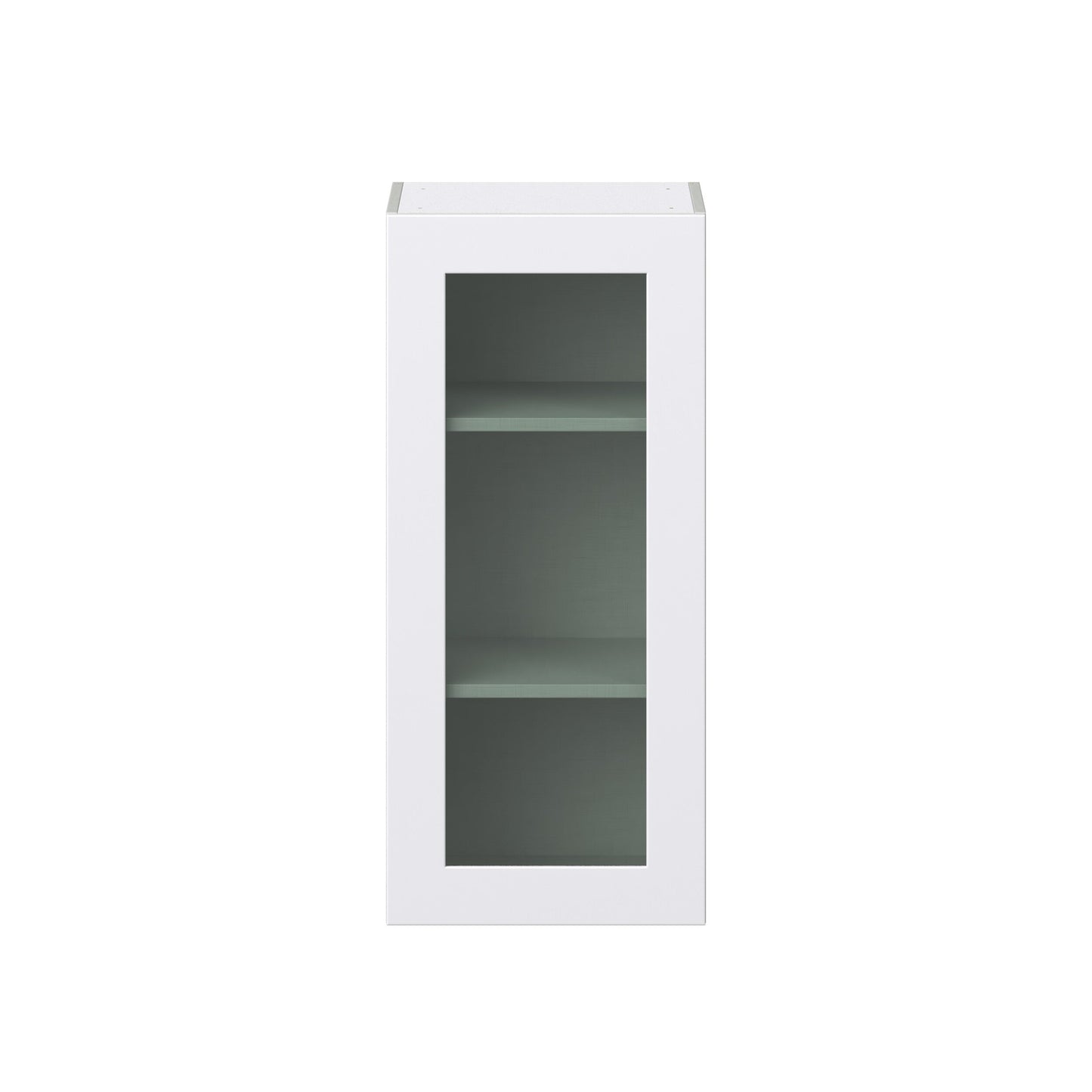 Hugo&Borg Jolie 18-in W x 40-in H x 14-in D Warm White Wall Fully Assembled Cabinet (Recessed Panel Shaker Door Style)