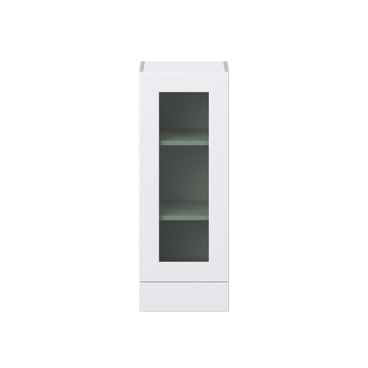 Hugo&Borg Jolie 15-in W x 40-in H x 14-in D Warm White Wall Fully Assembled Cabinet (Recessed Panel Shaker Door Style)