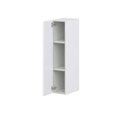 Hugo&Borg Jolie 9-in W x 40-in H x 14-in D Warm White Wall Fully Assembled Cabinet (Recessed Panel Shaker Door Style)