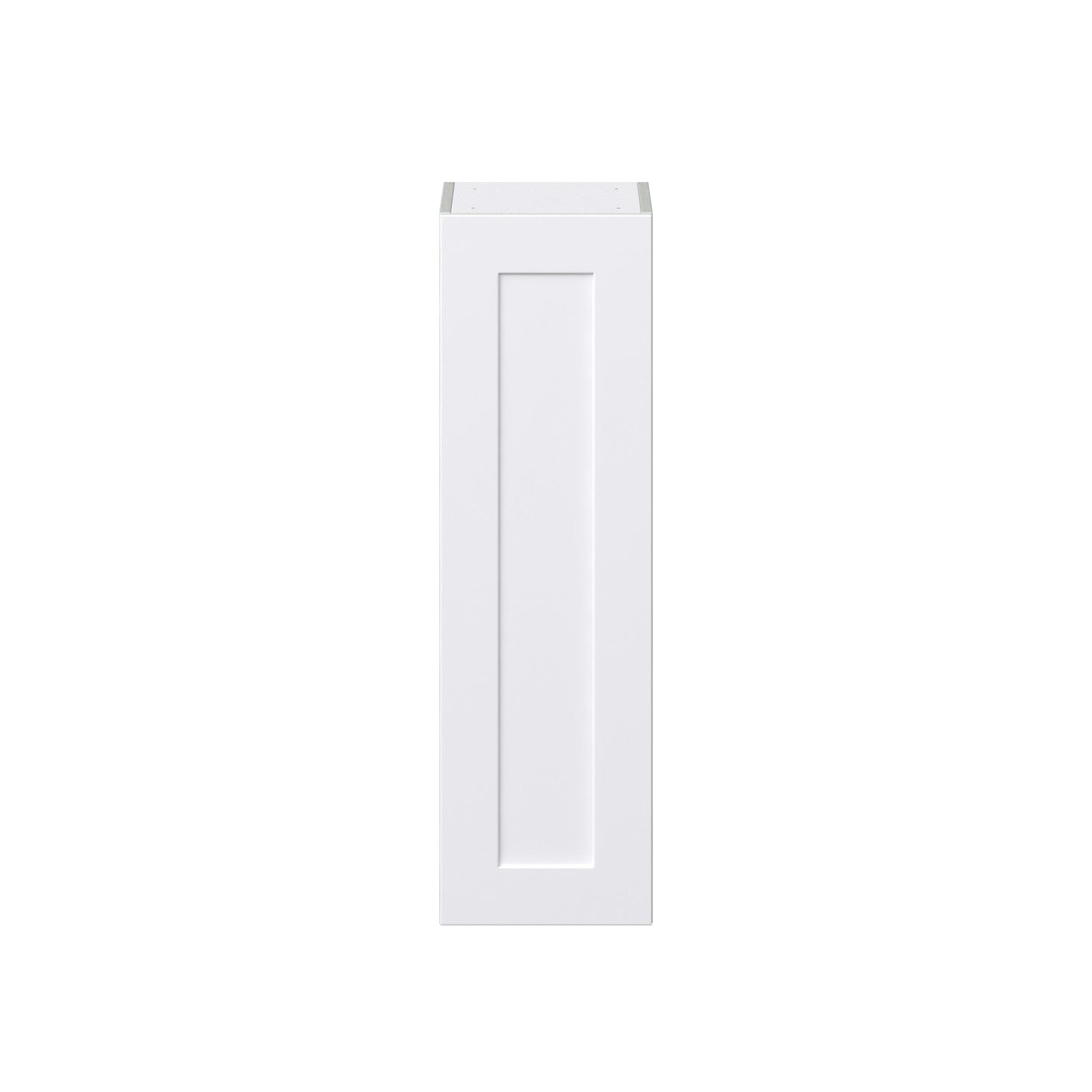 Hugo&Borg Jolie 12-in W x 40-in H x 14-in D Warm White Wall Fully Assembled Cabinet (Recessed Panel Shaker Door Style)