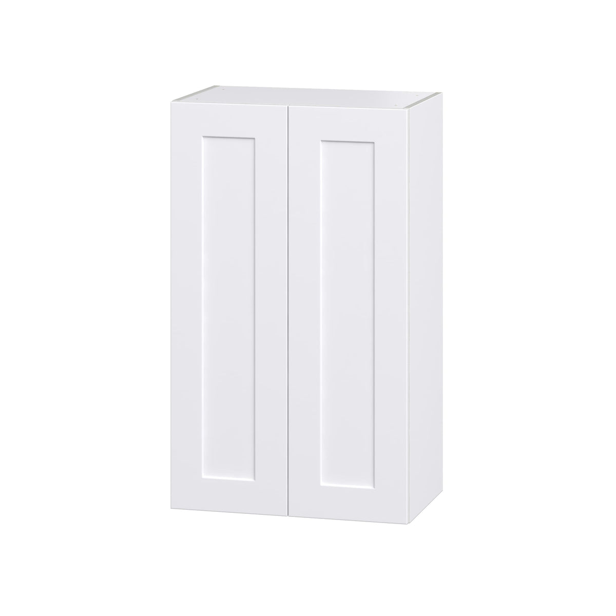 Hugo&Borg Jolie 24-in W x 40-in H x 14-in D Warm White Wall Fully Assembled Cabinet (Recessed Panel Shaker Door Style)