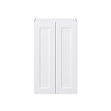 Hugo&Borg Jolie 24-in W x 40-in H x 14-in D Warm White Wall Fully Assembled Cabinet (Recessed Panel Shaker Door Style)