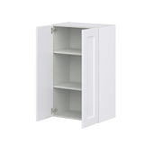 Hugo&Borg Jolie 24-in W x 40-in H x 14-in D Warm White Wall Fully Assembled Cabinet (Recessed Panel Shaker Door Style)