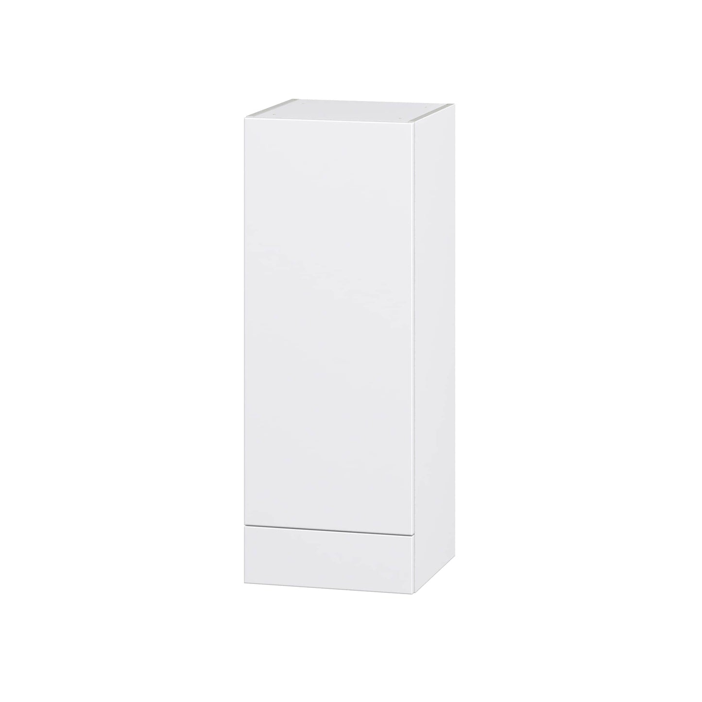Hugo&Borg Lasalle 15-in W x 40-in H x 14-in D Bright White Slab 1-Drawer Wall Fully Assembled Cabinet (Flat Panel Slab Style)