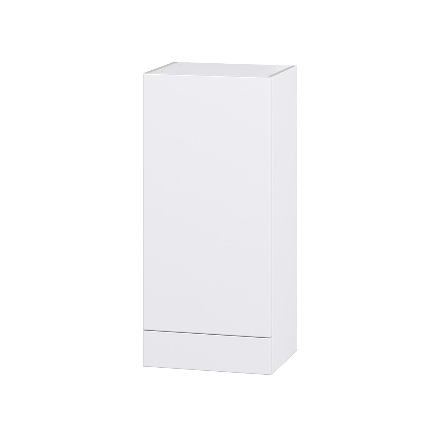 Hugo&Borg Lasalle 18-in W x 40-in H x 14-in D Bright White Slab 1-Drawer Wall Fully Assembled Cabinet (Flat Panel Slab Style)