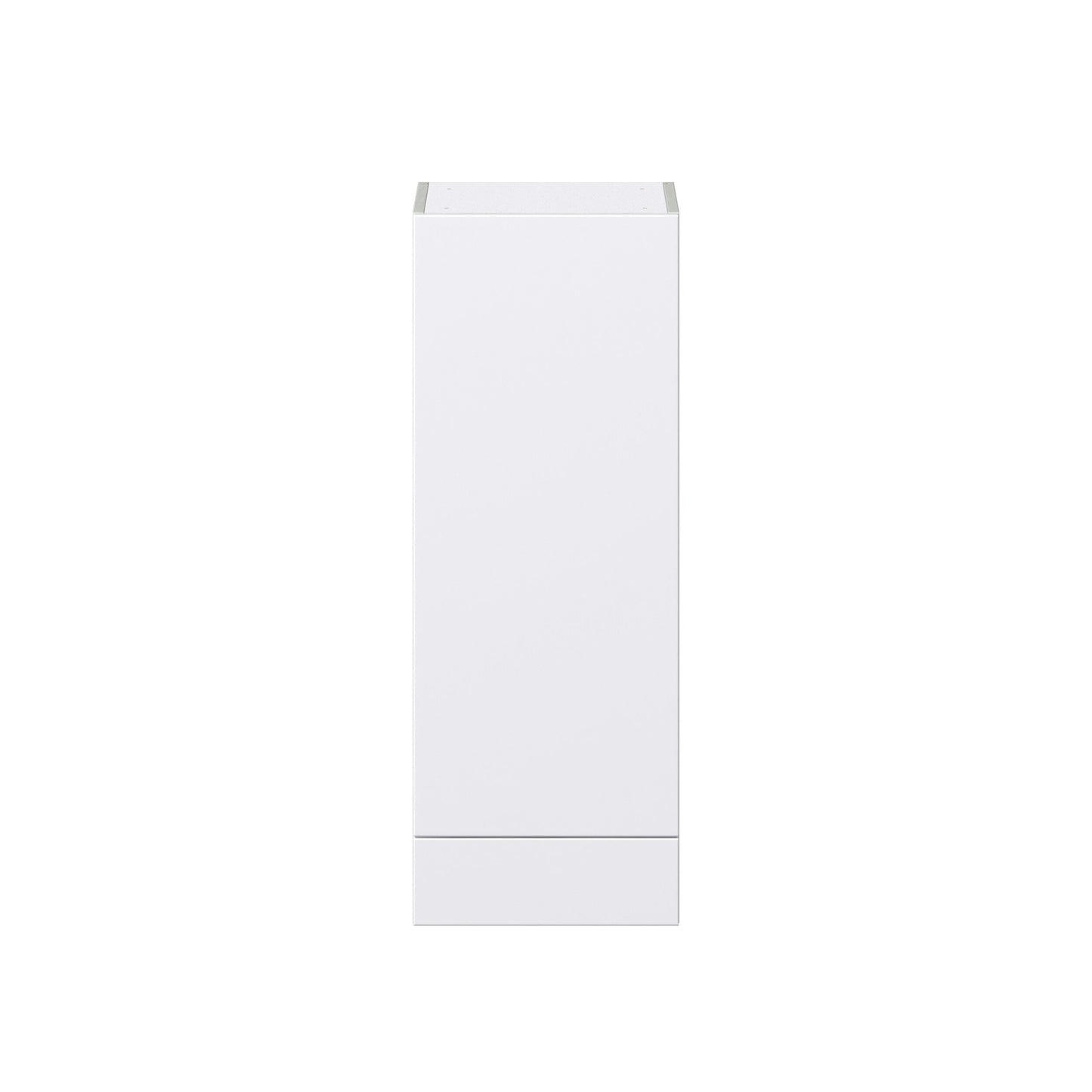 Hugo&Borg Lasalle 15-in W x 40-in H x 14-in D Bright White Slab 1-Drawer Wall Fully Assembled Cabinet (Flat Panel Slab Style)