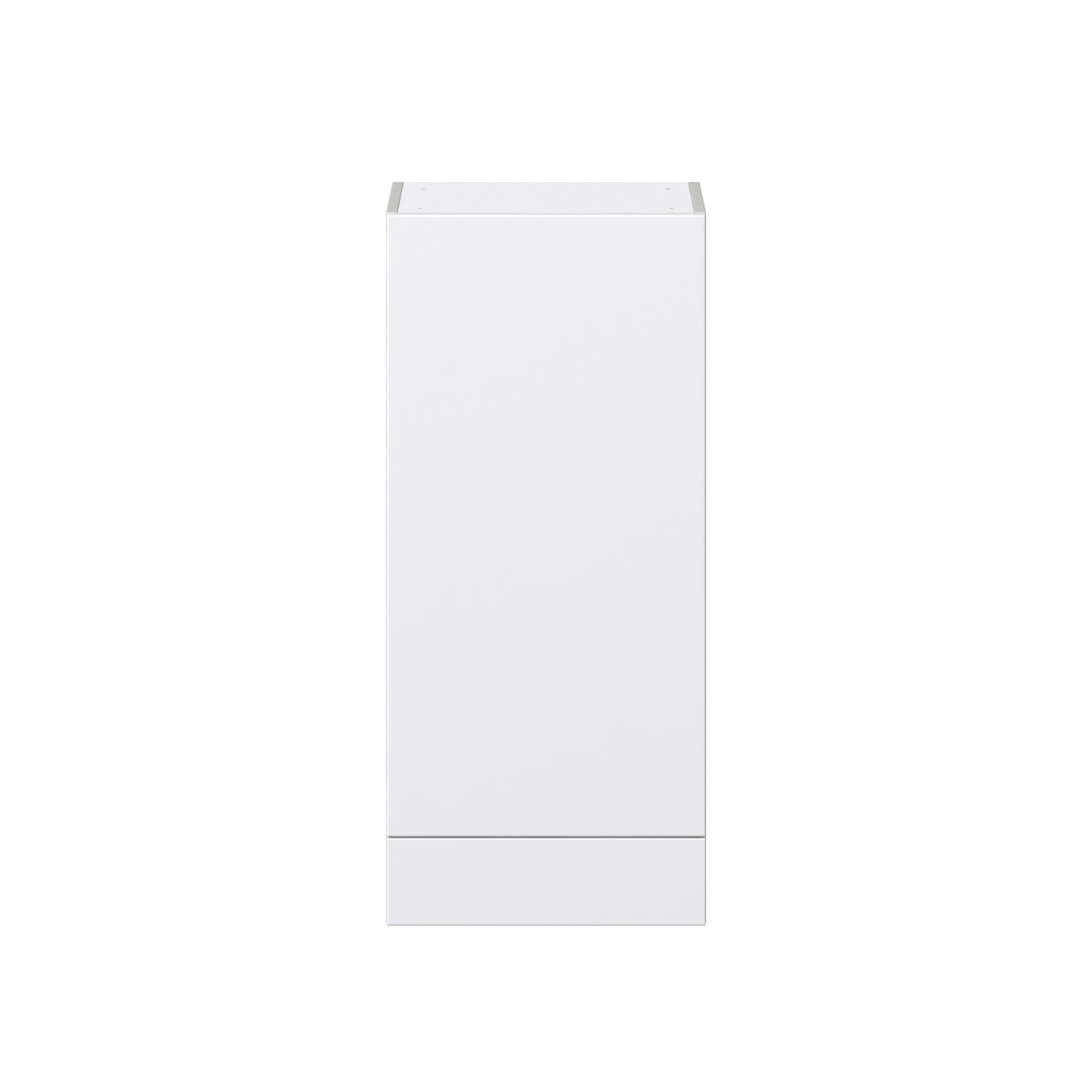 Hugo&Borg Lasalle 18-in W x 40-in H x 14-in D Bright White Slab 1-Drawer Wall Fully Assembled Cabinet (Flat Panel Slab Style)