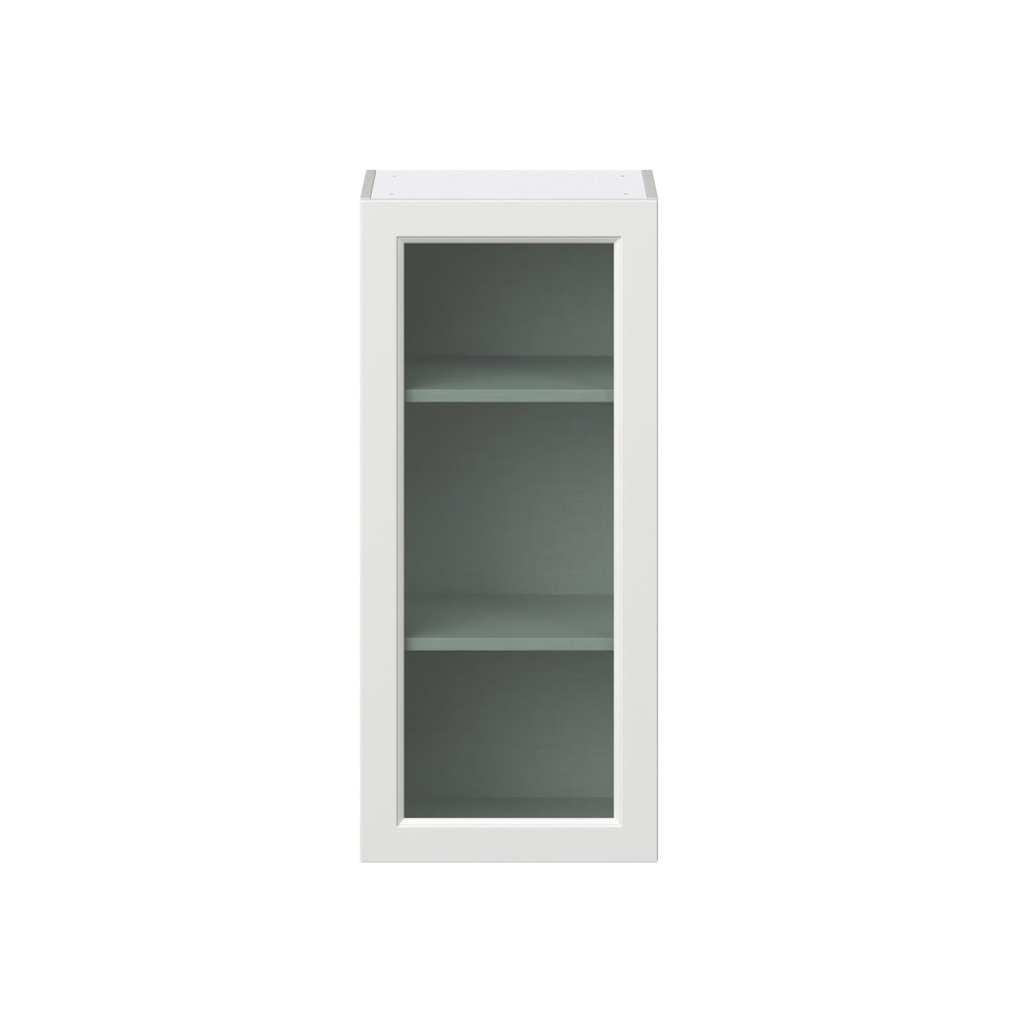 Hugo&Borg Riviera 18-in W x 40-in H x 14-in D Bright White Wall Fully Assembled Cabinet (Recessed Panel Shaker Door Style)