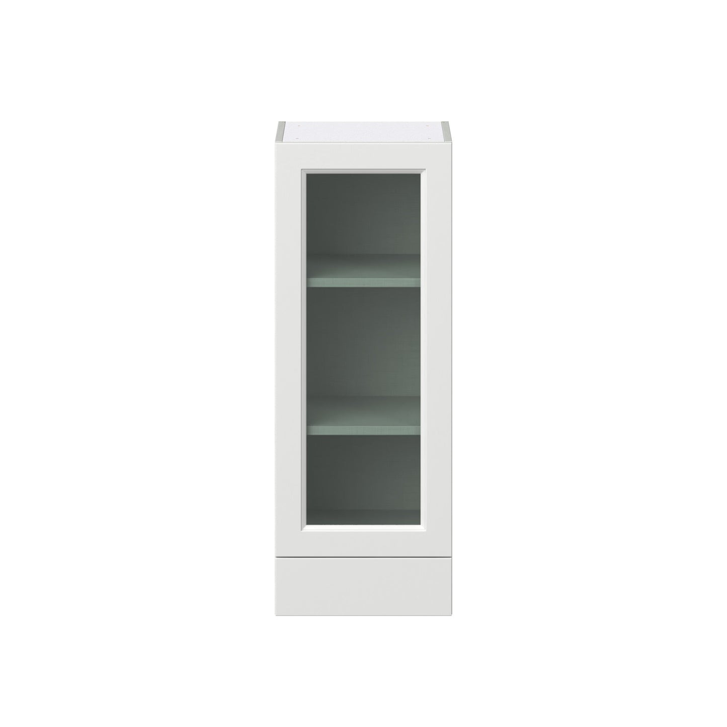 Hugo&Borg Riviera 15-in W x 40-in H x 14-in D Bright White Wall Fully Assembled Cabinet (Recessed Panel Shaker Door Style)