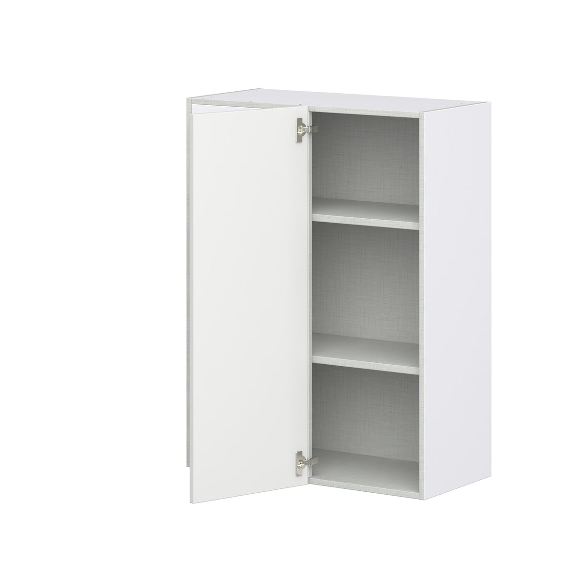 Hugo&Borg Riviera 30-in W x 40-in H x 14-in D Bright White Wall Fully Assembled Cabinet (Recessed Panel Shaker Door Style)