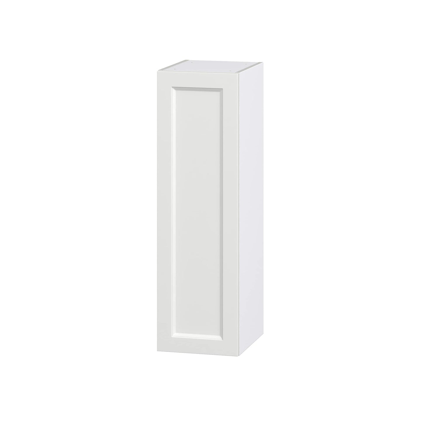 Hugo&Borg Riviera 12-in W x 40-in H x 14-in D Bright White Wall Fully Assembled Cabinet (Recessed Panel Shaker Door Style)