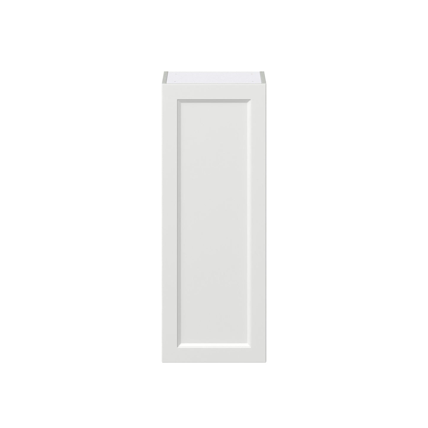 Hugo&Borg Riviera 15-in W x 40-in H x 14-in D Bright White Wall Fully Assembled Cabinet (Recessed Panel Shaker Door Style)