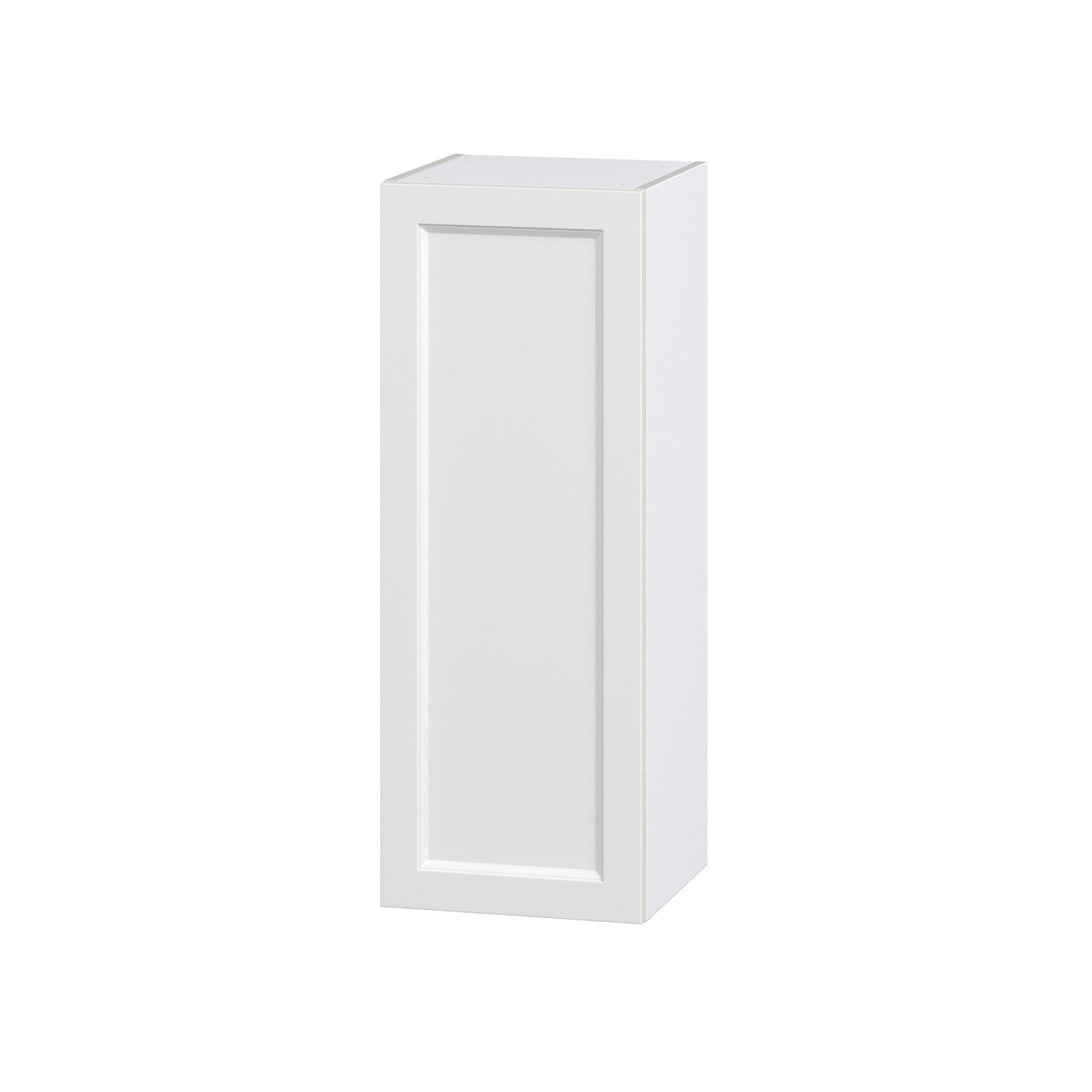 Hugo&Borg Riviera 15-in W x 40-in H x 14-in D Bright White Wall Fully Assembled Cabinet (Recessed Panel Shaker Door Style)
