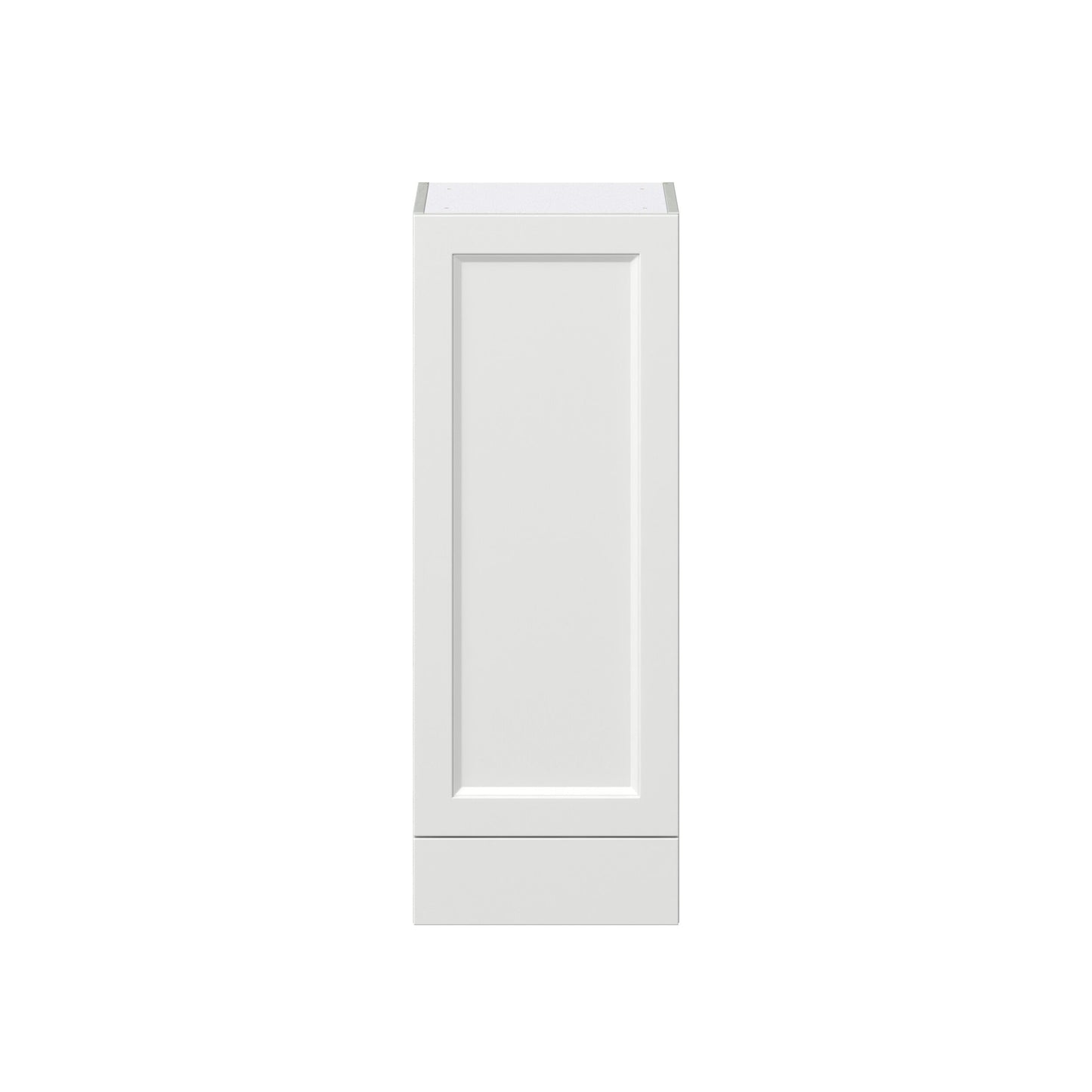 Hugo&Borg Riviera 15-in W x 40-in H x 14-in D Bright White 1-Drawer Wall Fully Assembled Cabinet (Recessed Panel Shaker Style)