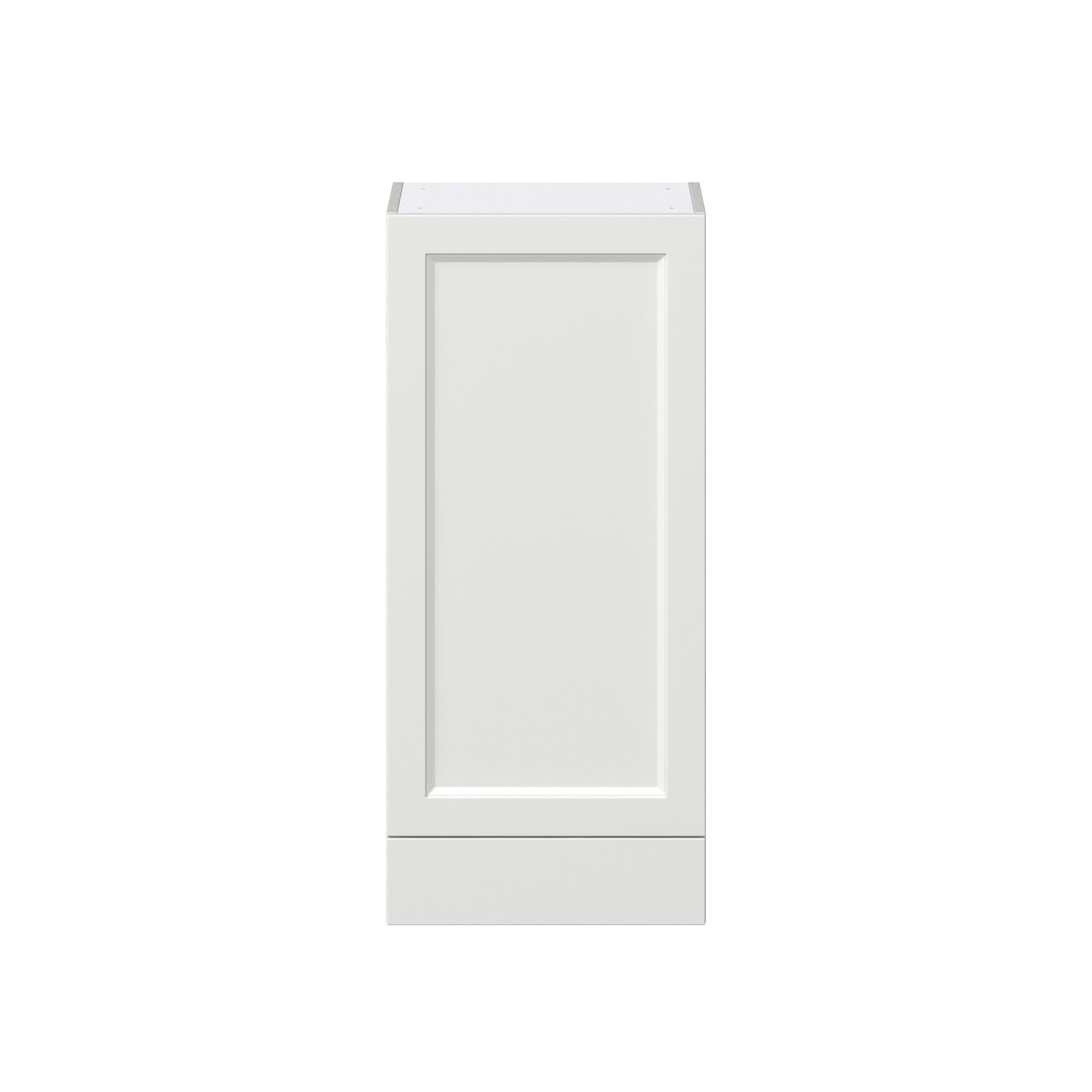 Hugo&Borg Riviera 18-in W x 40-in H x 14-in D Bright White 1-Drawer Wall Fully Assembled Cabinet (Recessed Panel Shaker Style)