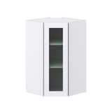 Hugo&Borg Lasalle 24-in W x 40-in H x 14-in D Bright White Slab Wall Fully Assembled Cabinet (Flat Panel Slab Door Style)