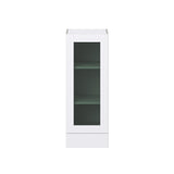 Hugo&Borg Lasalle 15-in W x 40-in H x 14-in D Bright White Slab Wall Fully Assembled Cabinet (Flat Panel Slab Door Style)