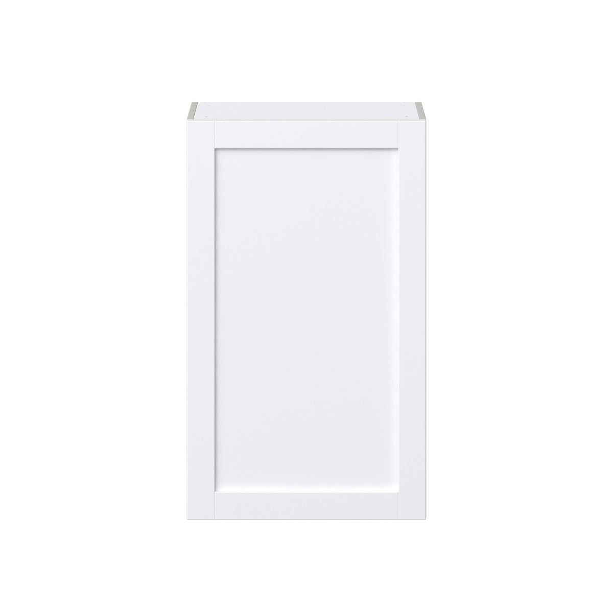 Hugo&Borg Rosemont 24-in W x 40-in H x 14-in D Glacier White Wall Fully Assembled Cabinet (Recessed Panel Shaker Door Style)