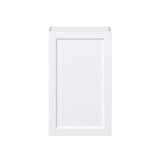 Hugo&Borg Rosemont 24-in W x 40-in H x 14-in D Glacier White Wall Fully Assembled Cabinet (Recessed Panel Shaker Door Style)