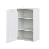 Hugo&Borg Rosemont 24-in W x 40-in H x 14-in D Glacier White Wall Fully Assembled Cabinet (Recessed Panel Shaker Door Style)