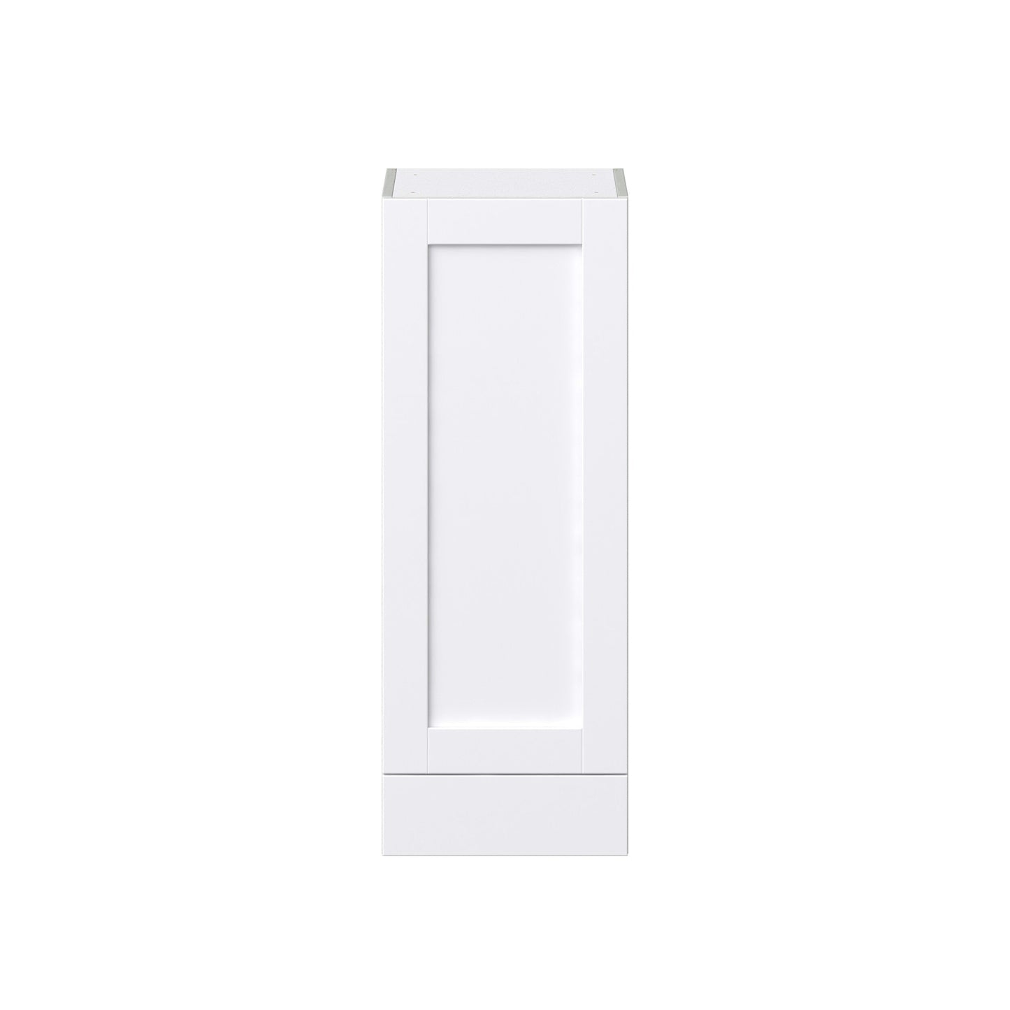 Hugo&Borg Rosemont 15-in W x 40-in H x 14-in D Glacier White 1-Drawer Wall Fully Assembled Cabinet (Recessed Panel Shaker Style)