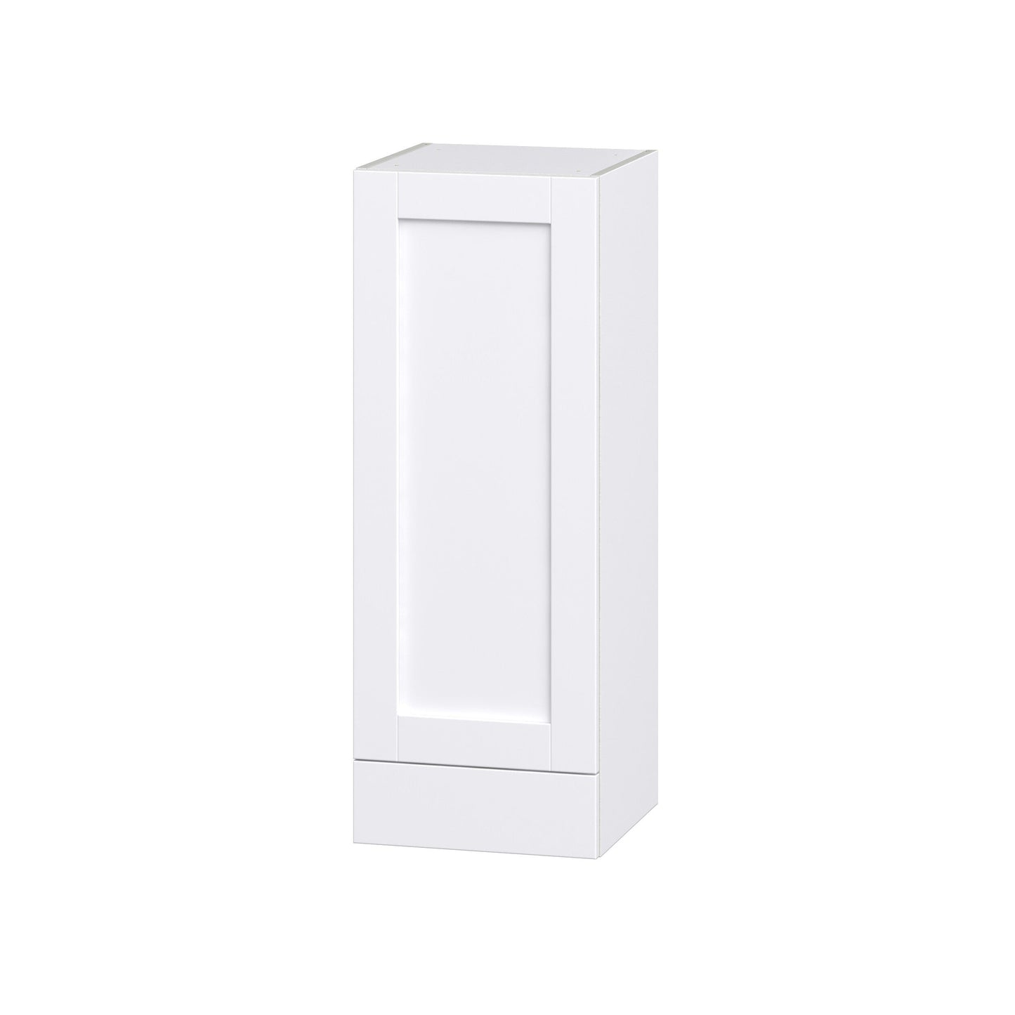 Hugo&Borg Rosemont 15-in W x 40-in H x 14-in D Glacier White 1-Drawer Wall Fully Assembled Cabinet (Recessed Panel Shaker Style)