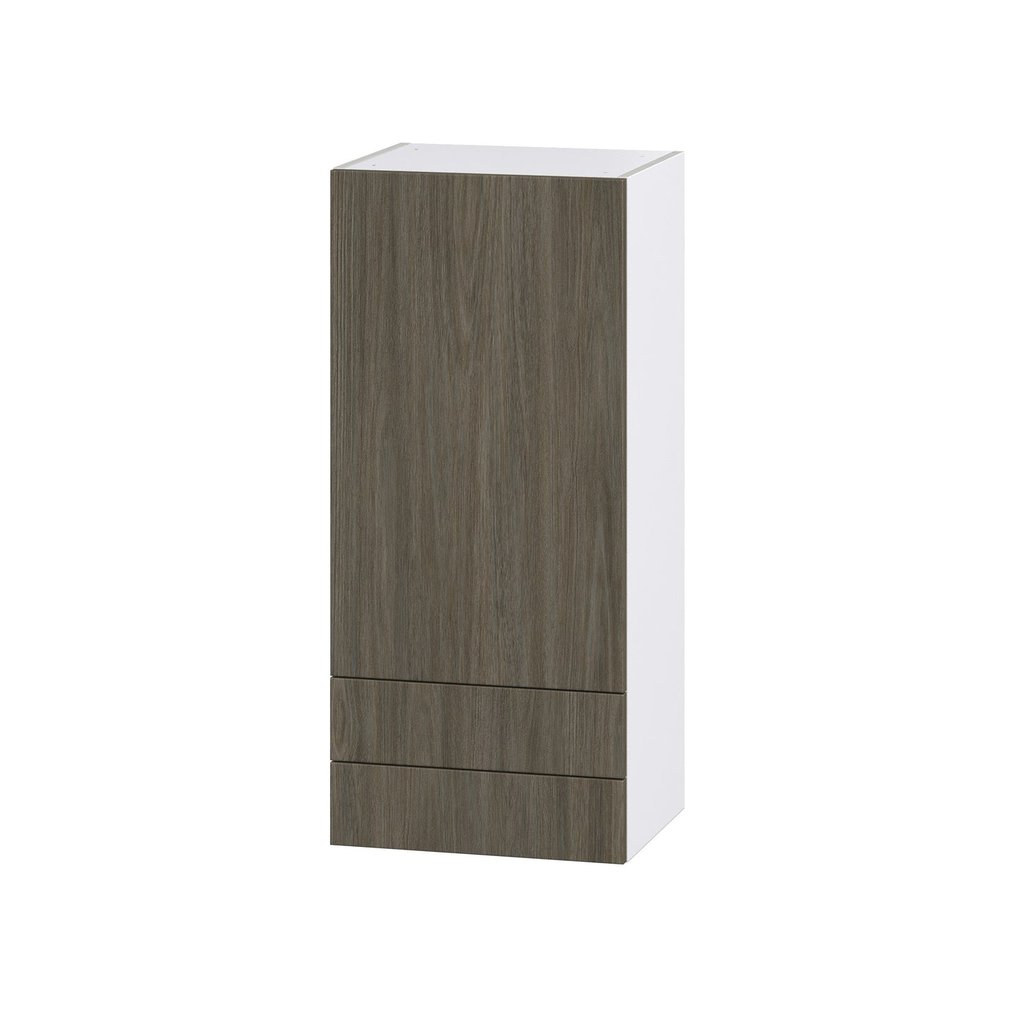 Hugo&Borg Savane 18-in W x 40-in H x 14-in D Textmel 2-Drawers Wall Fully Assembled Cabinet (Flat Panel Slab Style)