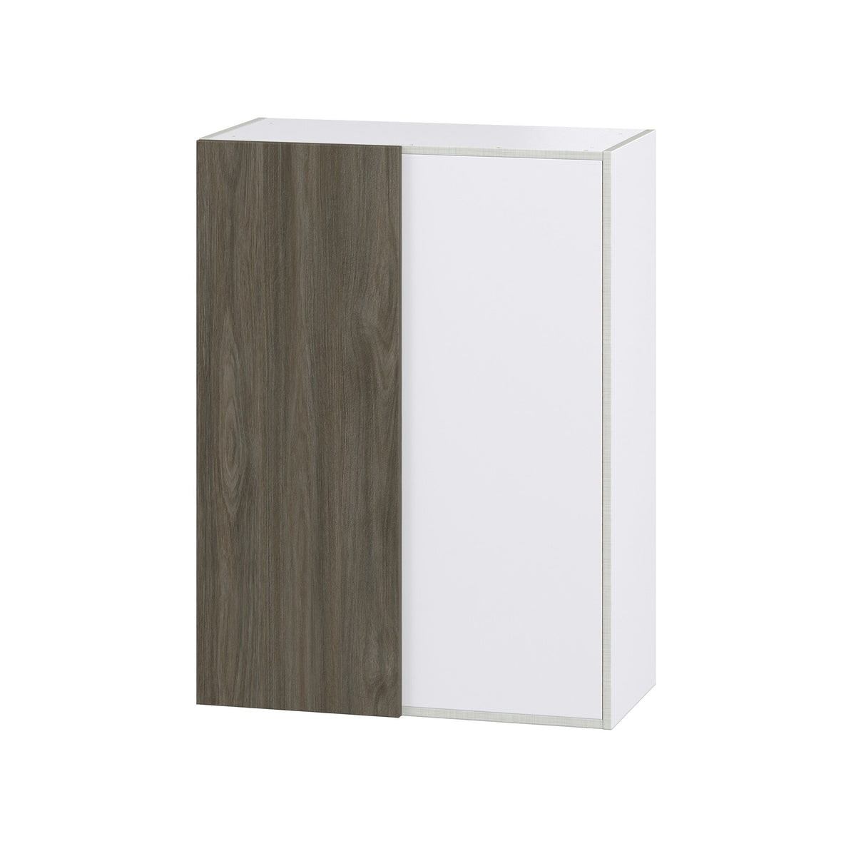 Hugo&Borg Savane 30-in W x 40-in H x 14-in D Textmel Wall Fully Assembled Cabinet (Flat Panel Slab Door Style)