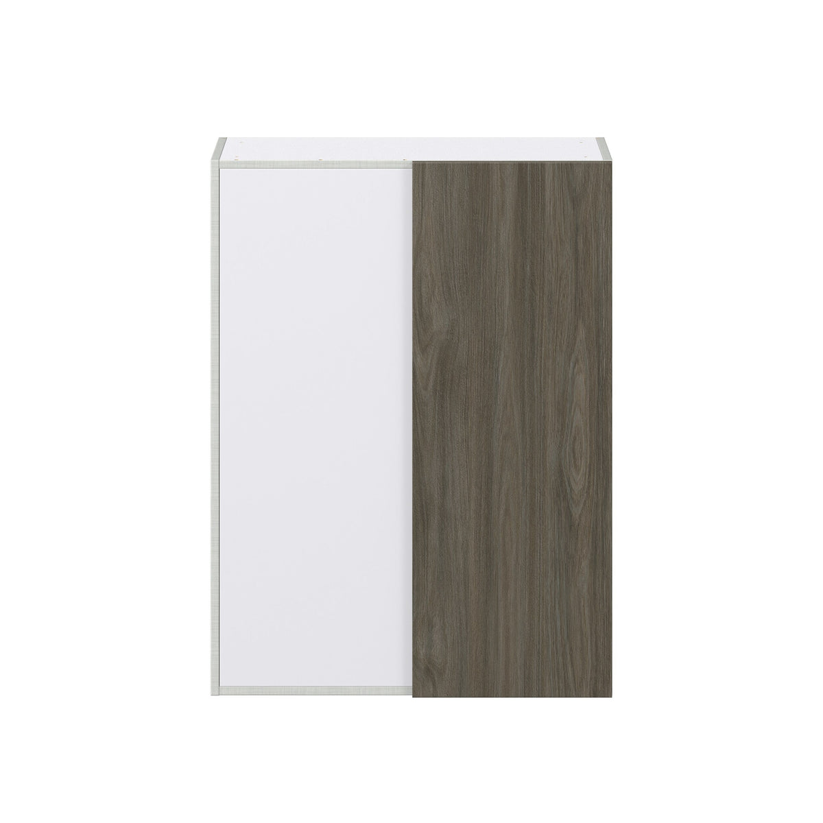 Hugo&Borg Savane 30-in W x 40-in H x 14-in D Textmel Wall Fully Assembled Cabinet (Flat Panel Slab Door Style)