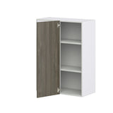 Hugo&Borg Savane 30-in W x 40-in H x 14-in D Textmel Wall Fully Assembled Cabinet (Flat Panel Slab Door Style)