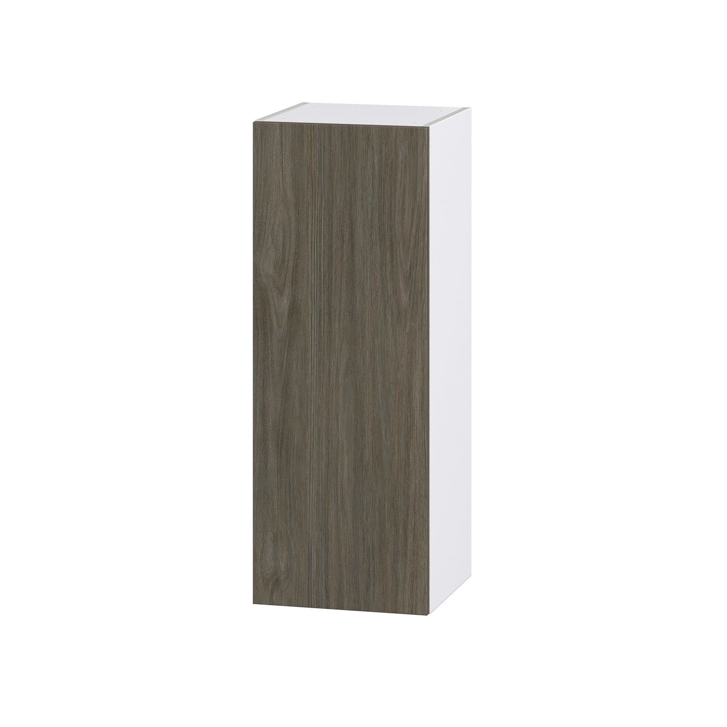Hugo&Borg Savane 15-in W x 40-in H x 14-in D Textmel Wall Fully Assembled Cabinet (Flat Panel Slab Door Style)