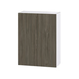 Hugo&Borg Savane 30-in W x 40-in H x 14-in D Textmel Wall Fully Assembled Cabinet (Flat Panel Slab Door Style)