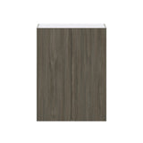 Hugo&Borg Savane 30-in W x 40-in H x 14-in D Textmel Wall Fully Assembled Cabinet (Flat Panel Slab Door Style)