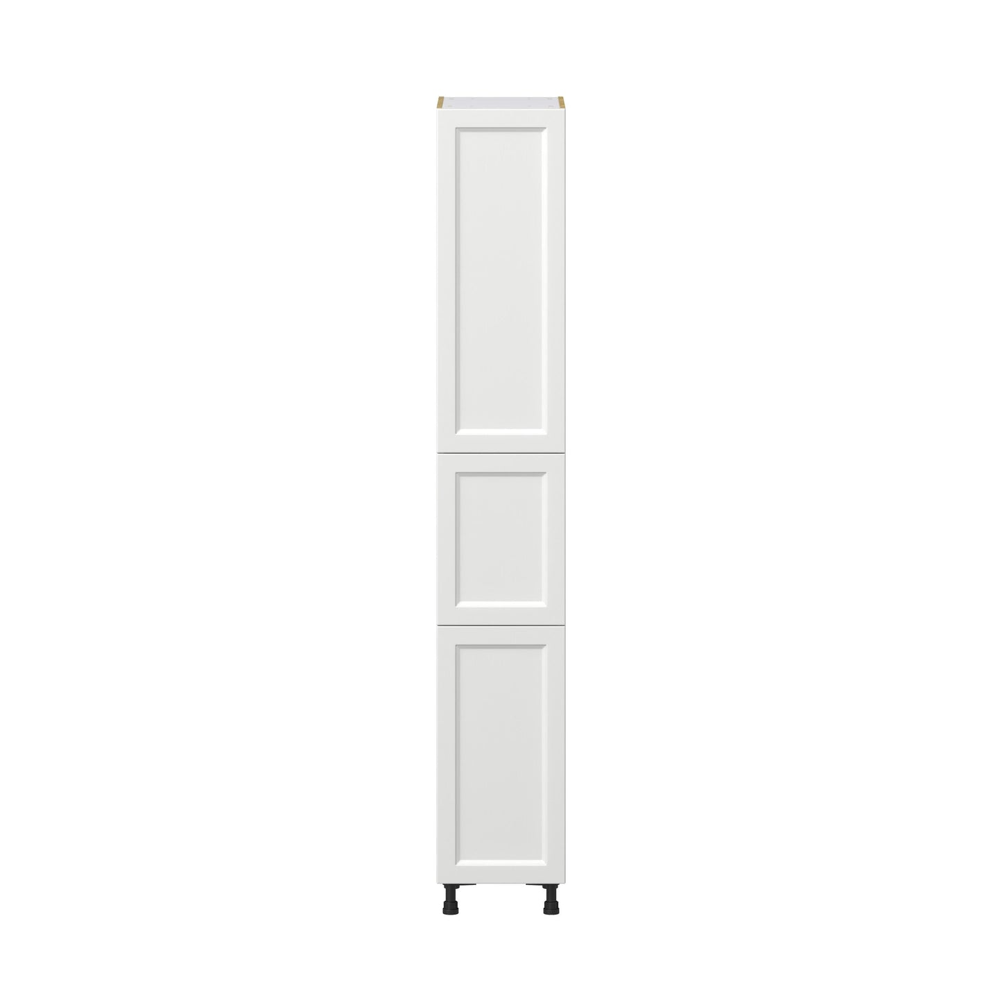 Hugo&Borg Riviera 15-in W x 94.5-in H x 24-in D Bright White Pantry Fully Assembled Cabinet (Recessed Panel Shaker Door Style)