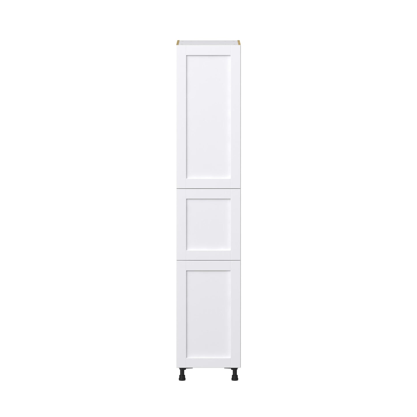Hugo&Borg Rosemont 18-in W x 94.5-in H x 24-in D Glacier White Pantry Fully Assembled Cabinet (Recessed Panel Shaker Door Style)